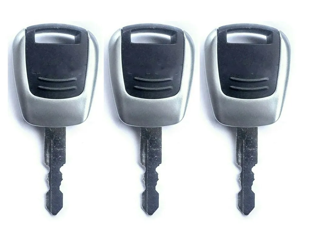 3keys For HYUNDAI Heavy Equipment Ignition Key 21N4-10400K 10pc t800 for tcm heavy equipment loader ignition key