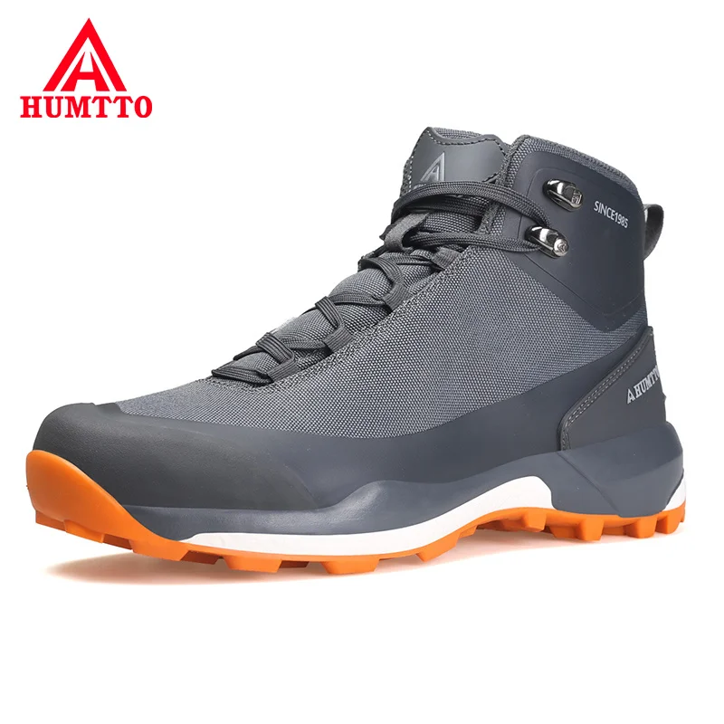 HUMTTO Hiking Boots Waterproof Trekking Shoes Mountain Sport Camping Climbing Sneakers for Men Work Safety Tactical Mens Shoes