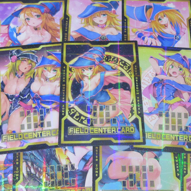 Yugioh Holographic Custom Orica field center  Anime Girl Dark Magician Girl 2nd 