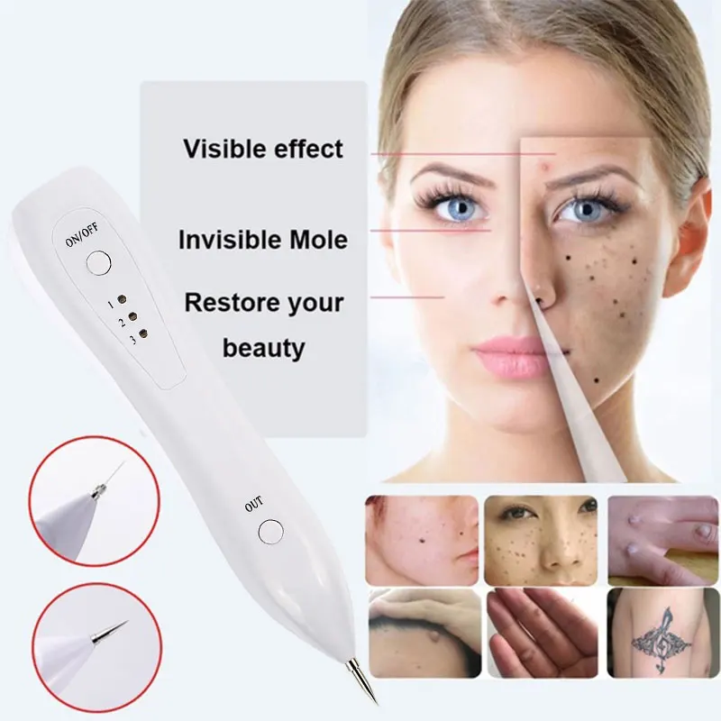 Point Mole Pen Freckle Pen Beauty Pen ABS White Effective Fashion Cosmetic Instrument Tattoo Removal Face
