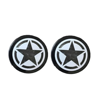 

2Pcs Amber Front Five-Star Led Light Turn Signal Assembly For 2007 ~ 2018 Jeep Wrangler Jk Turn Signal Indicator Side Machine Pa