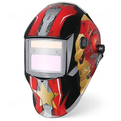 Casque de soudage, classe optique 1112, ombrage complet 4 13, zone de vision 93*43 (mm), masque de soudage, obscurcissement automatique solaire, nouveau 