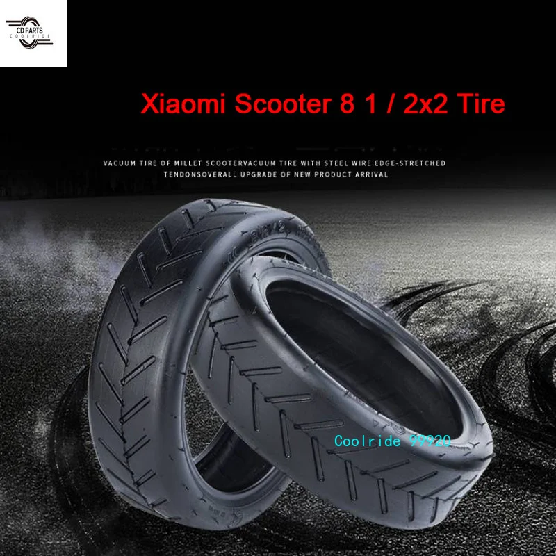 For Xiaomi M365 Electric Scooter Tire Shell Solid Vacuum 8 1 / 2x2 Thickened Explosion Proof Shock Absorption | Спорт и развлечения
