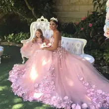 2021 Faits Sur Commande bon marché Corset Rose Sweetheart Femmes Robes De Bal 16 ans Robes De Bal Robes De Quinceanera Robes