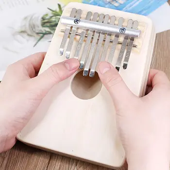 

DIY Kalimba Thumb Piano 10 Keys,Portable Finger Piano Assembly Wood Finger Piano Musical Instrument Gift for Kids and Adults