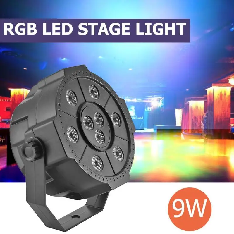 Дискотека вечерние стробоскопы RGB светодиодный сценический свет красочный KTV маленькая par-Лампочка Поддержка прямой доставки