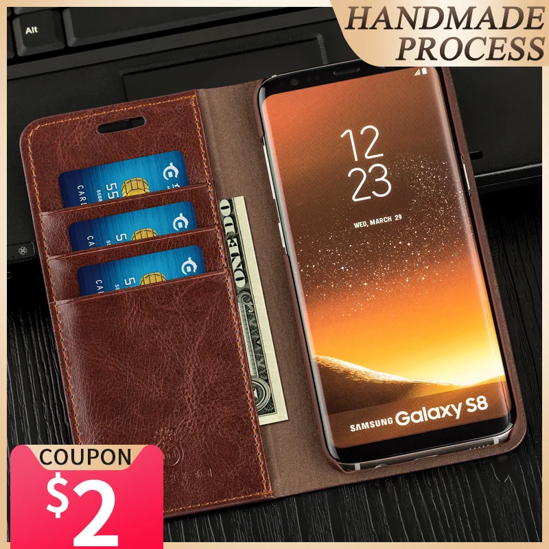 Musubo Business Luxury Case For S10e Genuine Leather Flip Cover for Samsung Galaxy Note 10 Wallet S20 S10 S9 Plus S7 Edge Fundas
