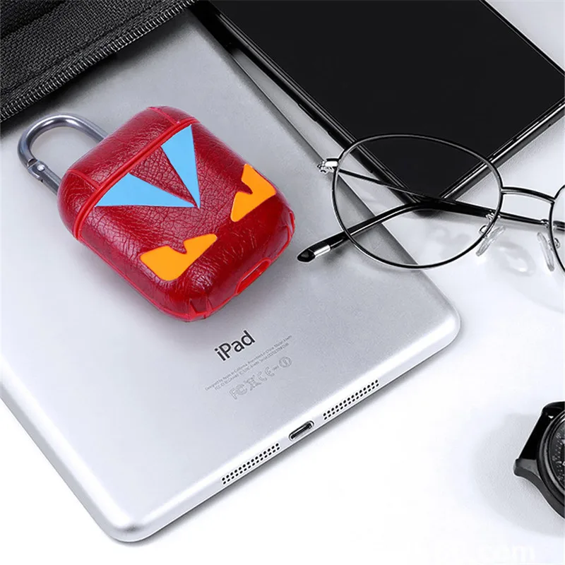Роскошный кожаный чехол в виде совы для Airpods 2 1, защитная Беспроводная bluetooth-гарнитура, аксессуары, коробка для зарядки наушников