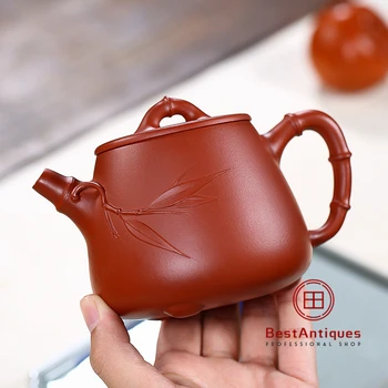 

Yixing Zisha Teapot Purple Clay Teapots Handmade Zhujie Gaoshipiao 300cc