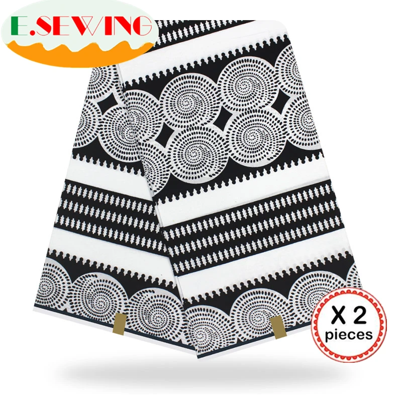 Африканская восковая ткань с принтом Анкара для шитья Анкара африканская ткань 12 ярдов нигерийская хлопковая ткань Гана для платья 9023