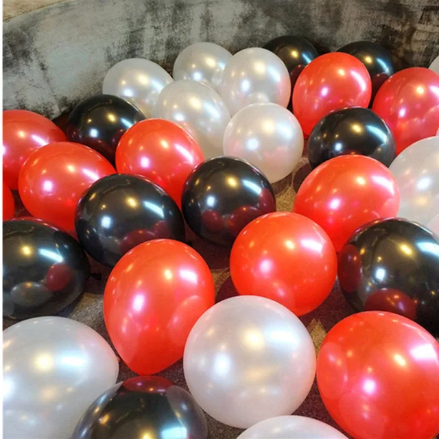 BINGTIAN, 100 шт./лот, воздушные шары на день рождения, 1,5 г, 10 дюймов, латексные шары, золотые, красные, розовые, синие жемчужные шары для свадебной вечеринки, детские игрушки a