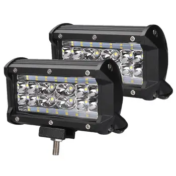 

2x 84W LED Work Light Offroad Headlight 12V 24V Light Bar For Jeep SUV Excavator Car Lights