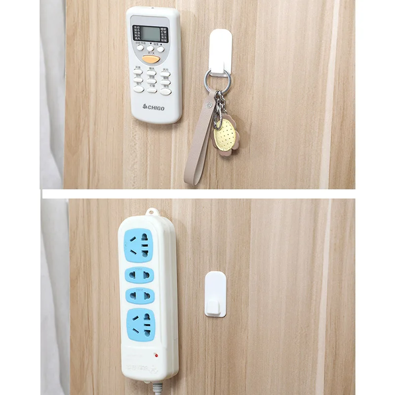 

Remote Control Storage Hook Self-adhesive ABS Paste Separate Air Conditioning TV Wall-mount Bracket Kitchen Storage Hook
