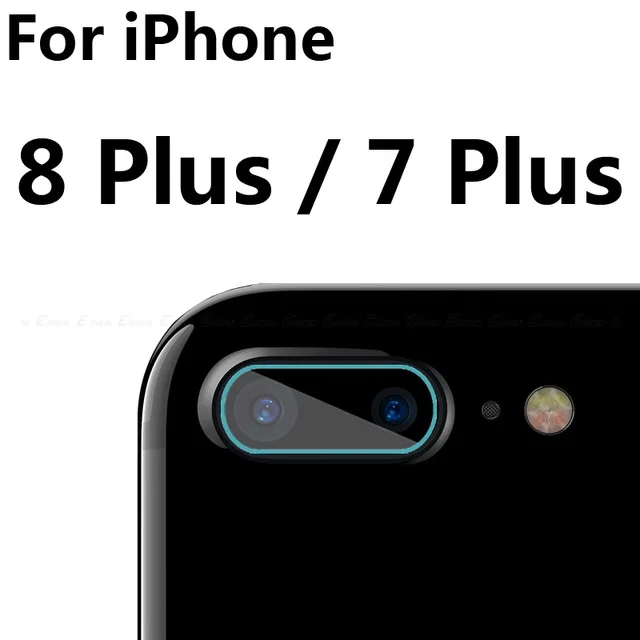 For iPhone 8 7 Plus 50 шт. Защитная крышка для объектива камеры для телефона 11 Pro Max XS X XR 8 7 6 6S Plus задняя защитная пленка для объектива XS Max - Цвет: For iPhone 8 7 Plus