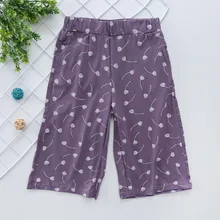 Hello Cloud/Хлопковые свободные штаны-капри с принтом для девочек детские повседневные свободные штаны в Корейском стиле для девочек