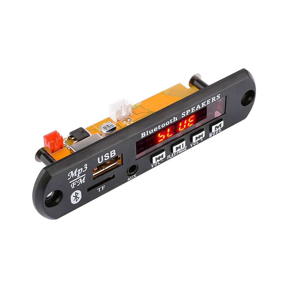 AIYIMA DC12V MP3 декодер плата Bluetooth 4 2 аудио декодирование APE FLAC WMA WAV TF USB звук Aux микрофон