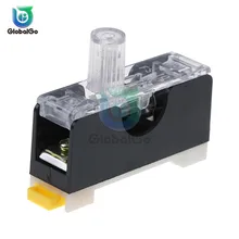 FS10110A предохранитель с индикатором света на din-рейке предохранитель 6*30 мм