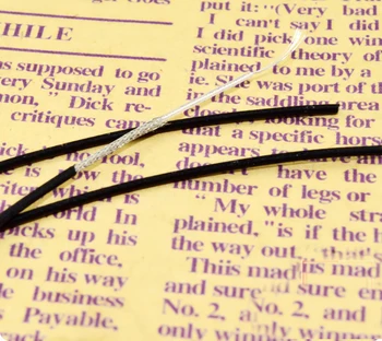 

10M/20M OD 1.5MM PTFE RF Coaxial cable RF1.5 Audio video signal line Super thin coaxial line silver plated RF1.5 Shielded wire