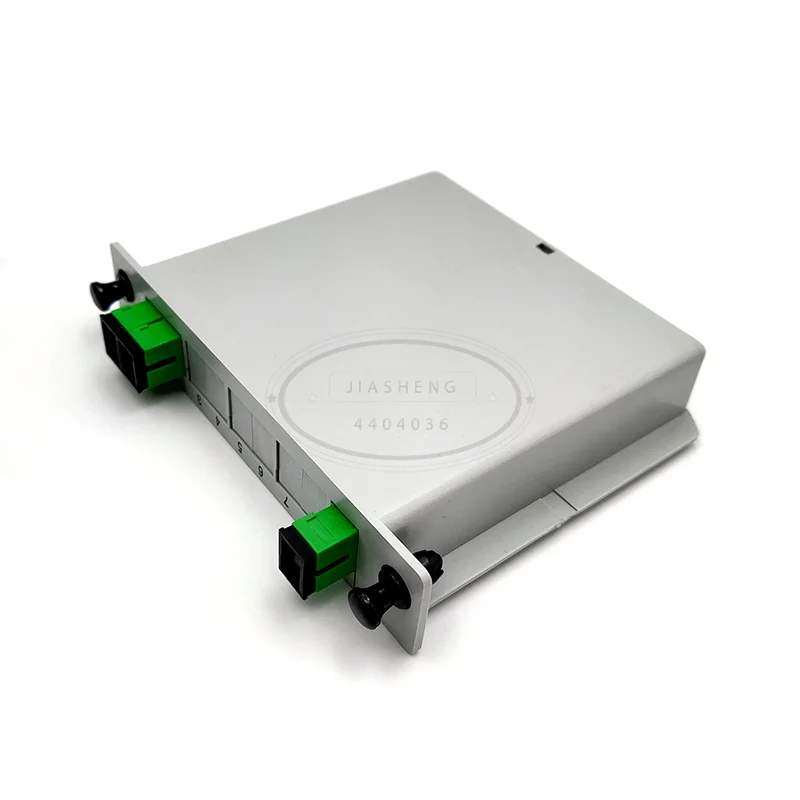 SC/APC Волоконно оптический сплиттер 1x2 PLC Кассетная коробка тип вставки