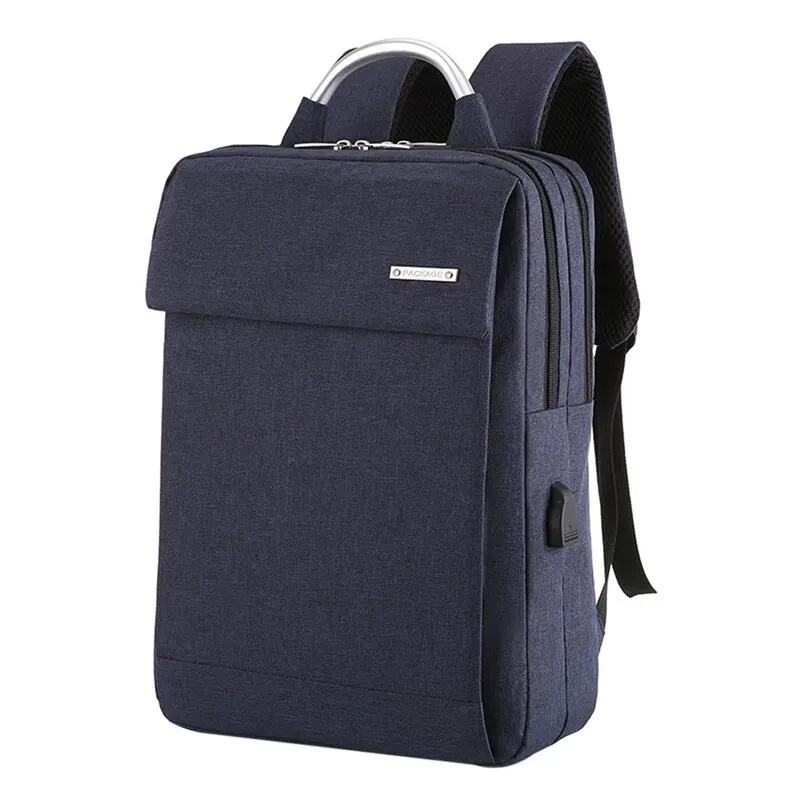 WENYUJH мужской рюкзак для ноутбука бизнес рюкзак с защитой от кражи Usb Мужская школьная сумка для компьютера дорожная сумка mochila feminina - Цвет: Blue