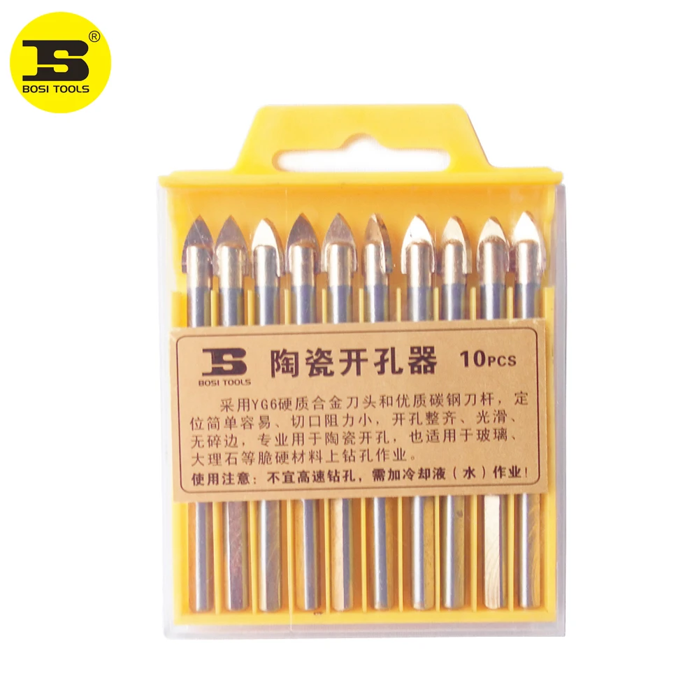 

free shipping BOSI 6mm 10pc woodworking hole saw