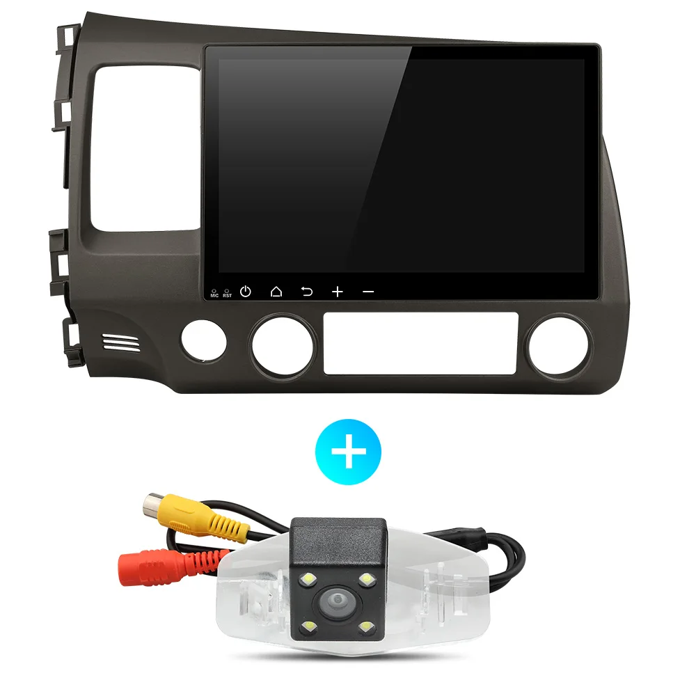 32G with camera Uniway ALSY1071 2G+ 3 2G android 8,1 автомобильный dvd для honda civic 2006-2011 2008 автомобильный Радио gps навигация стерео автомобильный dvd-плеер - Цвет: 32G with camera