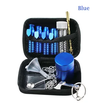 

Metal Snuff Bottle Set Smoking Set Storage Kit 11 Piece Set Portable Snuff Bottle Set