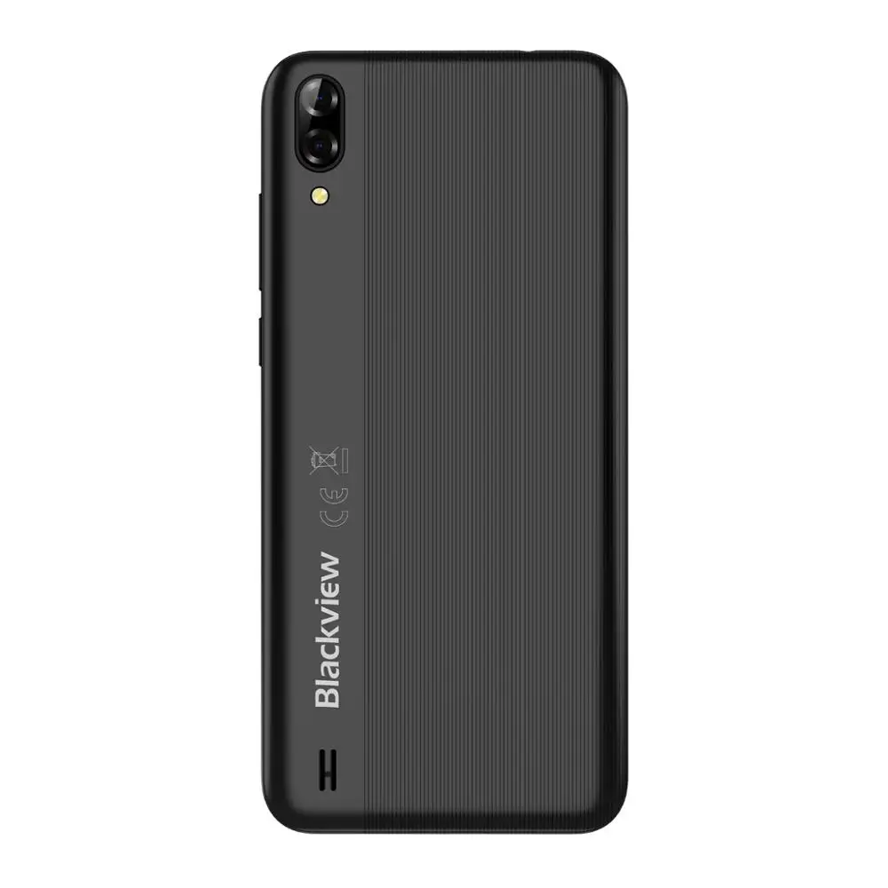 Blackview A60 смартфон 4080 мАч 1 Гб+ 16 Гб четырехъядерный Android 8,1 6,1 дюймов 19,2: 9 экран 13,0 МП Двойная камера заднего вида 3G мобильный телефон - Цвет: A60 Black