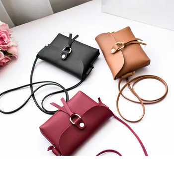 

Women Shoulder Bags 2019 New Fashion Solid Cover Tassels Crossbody Bag Mini section Shoulder Bag Phone Coin Bag sacoche femme