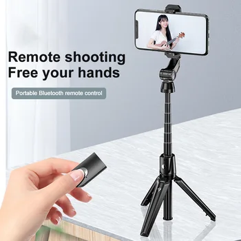 

Bluetooth Wireless Travel Stretchable Remote Shutter Accessories Portable Live Streaming Extendable Outdoors Selfie Stick Tripod