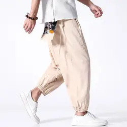 Moyi mo yi оригинальный японский стиль популярный бренд японский стиль бестеневые мужские летние повседневные свободные брюки большого
