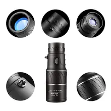 Télescope monoculaire haute puissance Bak4, prisme Compact, Zoom HD à double mise au point, pour l'observation des oiseaux et la chasse