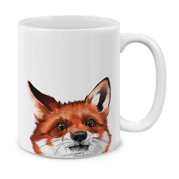 

Various cute animals red fox duck panda dog bear goat horse ceramic coffee gift cup tea cup 11oz