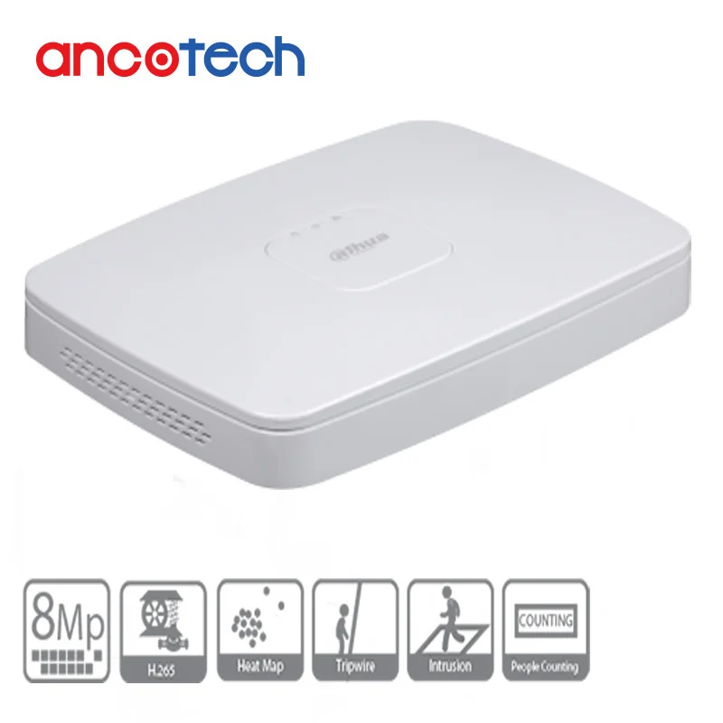 Сетевой видеорегистратор Dahua NVR 8-канальный Smart 1U 8PoE 4K и H.265 Lite | Безопасность защита