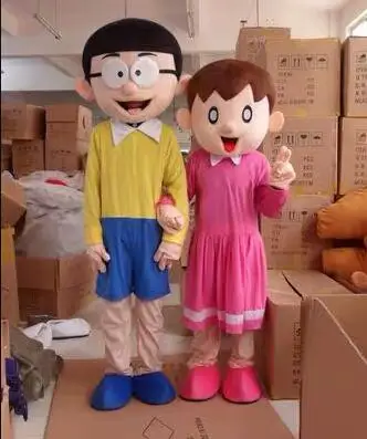 Doraemon Mascot Costume Daxiong Shizuka Character fancy dress costume Anime Cosplay Kits for Halloween party event | Тематическая