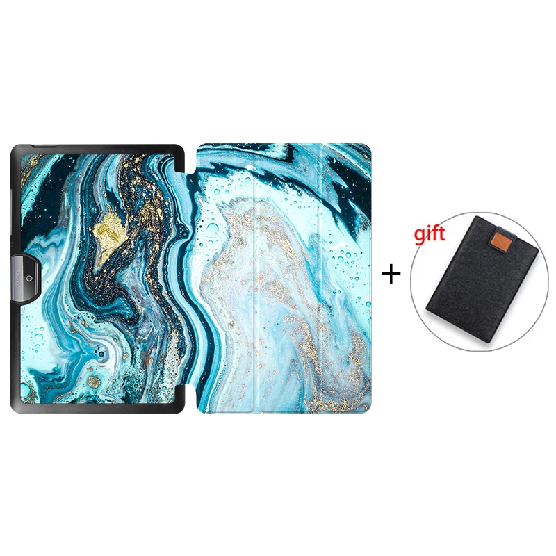 AC13 Чехол для планшета MTT marble для acer Iconia Tab 10 A3-A40 One 10 B3-A30 10,", тонкий чехол из искусственной кожи с откидной крышкой и подставкой, защитный чехол - Цвет: AC13