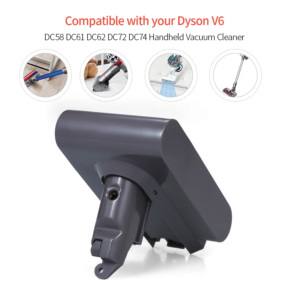 Литий-ионный аккумулятор 2200-4000 мАч Замена для Dyson батареи V6 DC58 DC61 DC62 DC72 DC74 ручной пылесос