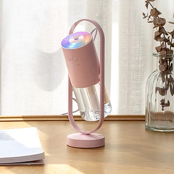 

Ultrasonic Air Humidifier Magic Shadow 360 Degree Rotation Mist Spray Aroma Diffuser Color LED Projector Lamp Humidificador