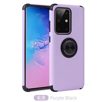 

2020 New Arrival TPU case with Magnetic Ring HolderColorful TPU PC Case for Sam sung S20 S20+ S20 Ultra for Phone 11 Pro