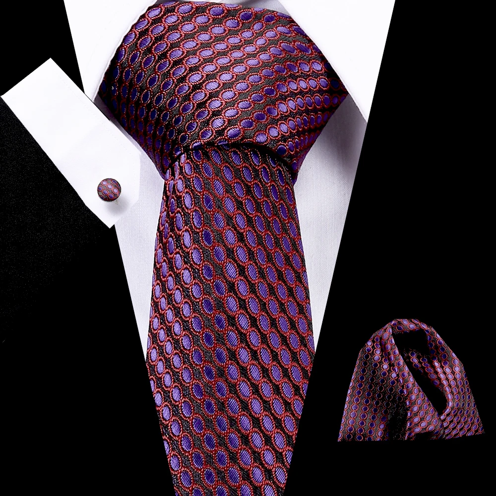 

New Classic 100% Silk Men's Neck Ties 7.5 cm Striped Ties for Men Formal Business Luxury Wedding Neckties Gift For Mens Ties