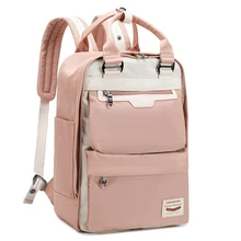 

Both Shoulders Backpacks Women Laptop Backpack Girls High Junior School Bags Boys New Style Schoolbag With Switchable Surface
