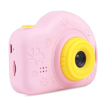 

Kids Camera, Digital Video Camera, Mini Rechargeable and Shockproof Camera Creative DIY Camcorder 32GB SD Card