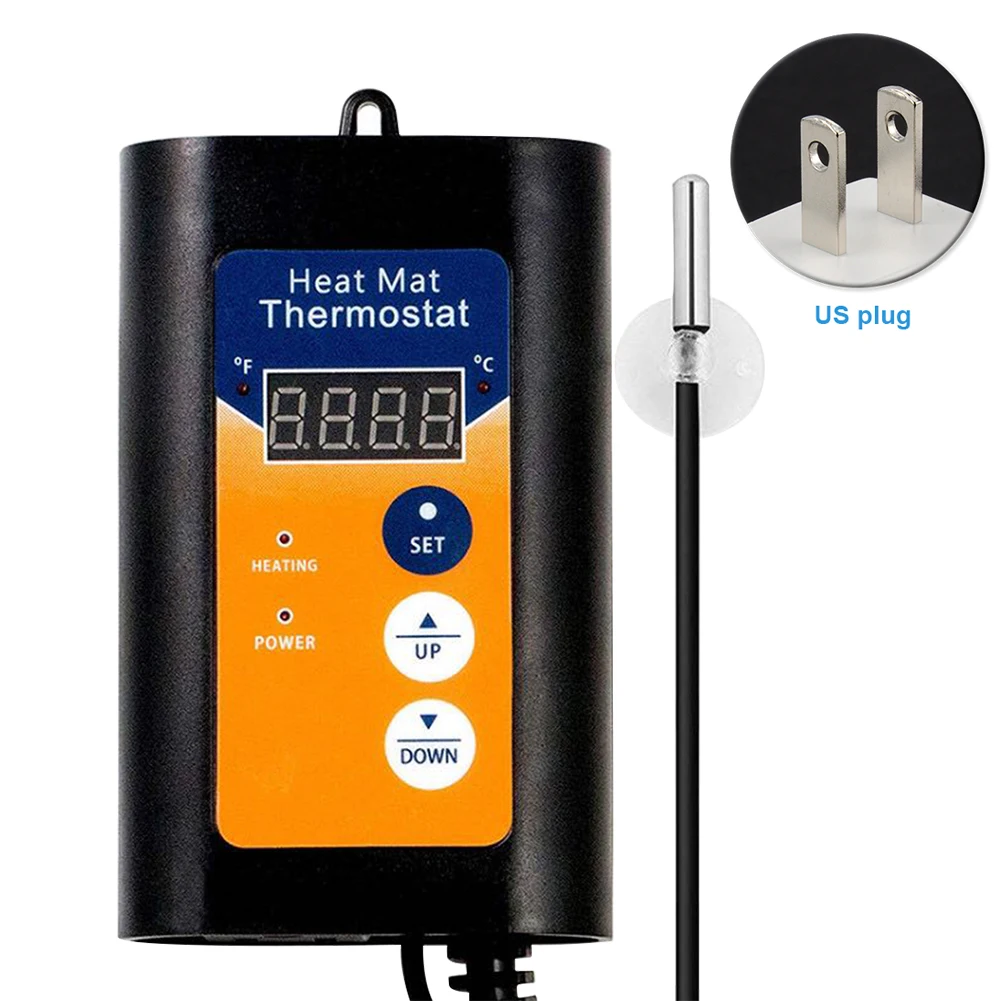 HMT8.3A Sensor Heat Lamp Reptile Pet Professional Multifunction LCD Display Indoor Temperature Controller Thermostat Digital