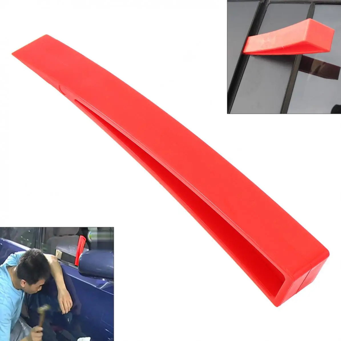 

Universal Curved Surface Plastic Car Body Fixed Repair Paintless Dent DIY Slightly Supporting Clip Sheet Metal Tools