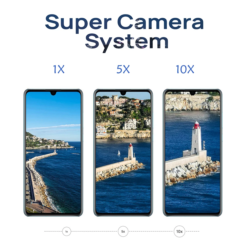 Оригинальный смартфон Huawei P30 6 ГБ 8 128 Kirin 980 четырехъядерная камера с цифровым