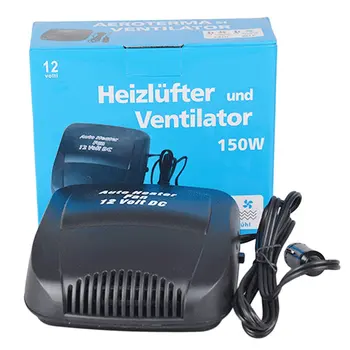 

DC12V 150W Auto Heater Fan Black Cigarette Lighter Powered Defrosted Demisted Car Heater Warmer Cooling Fan Easy Installation