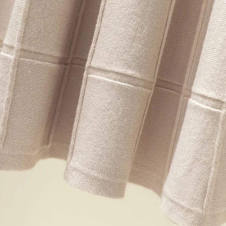 Beiyingni בציר חצאית נשים לסרוג גבוהה מותן קו רך מזדמן אלגנטי שחור חצאיות Streetwear אביב סתיו אופנה Midi Saia