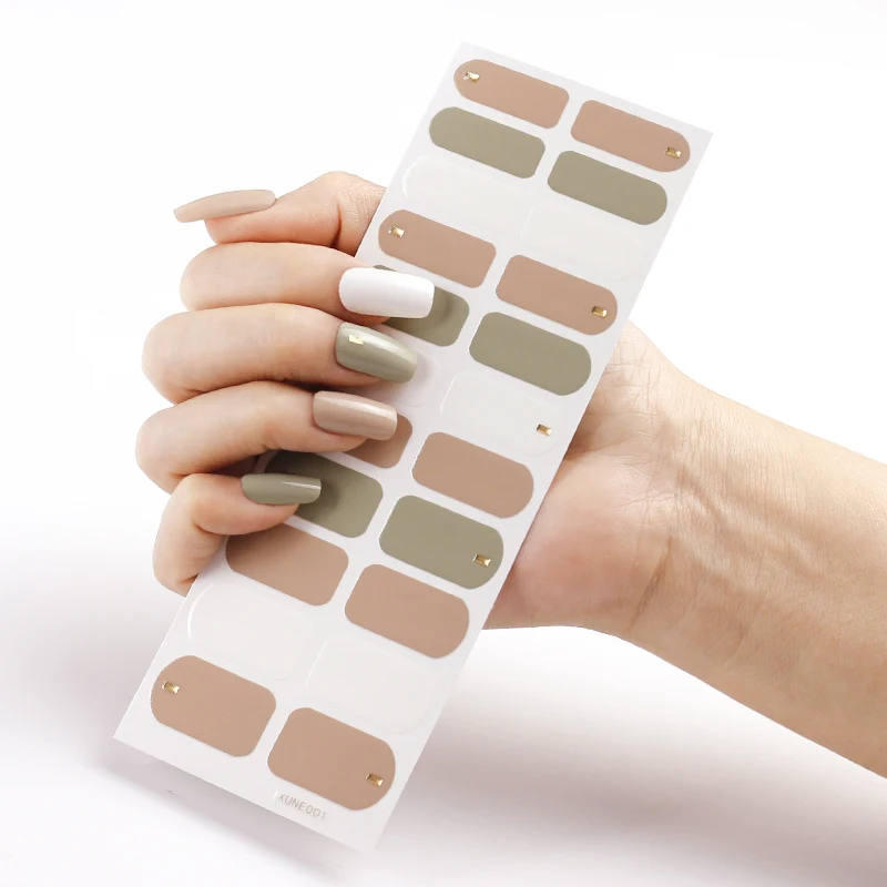 

22Pcs/Sheet Nail Stickers Full Cover Nail Art Stickers Colorful Decals Mix Design Stickers for Nails Fashion Manicure Set