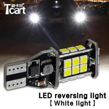

Tcart 2PCS T15 921 W16W LED Bulbs Car Auto Canbus Reverse Light Backup Lamp Canbus Error Free White For Honda Civic 2016 2017