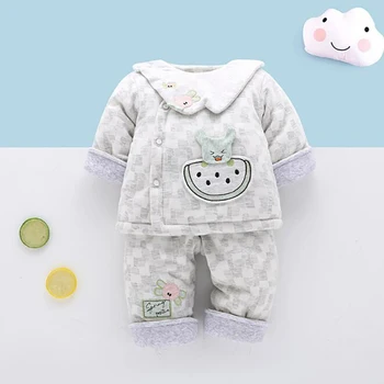 

Baby Clothing Infant Newborn Winter 2pcs/set Baby Suit Clothing Thick Section Gift Christmas New Years YYY013